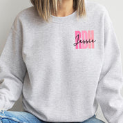 Personalized Bundle | Sweatshirt - Long-sleeve - short sleeve tee | Blue or Pink Certifications