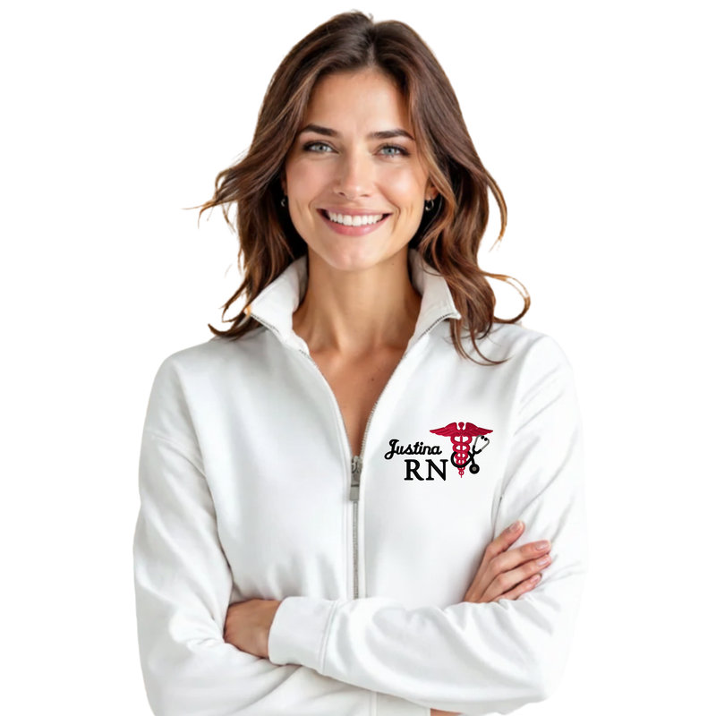 Personalized 100% Poly Ladies Sport-Wick®  Full-Zip