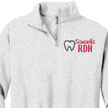995M | Personalized 1/4 zip  RDH Sweatshirt - Unisex Sizing