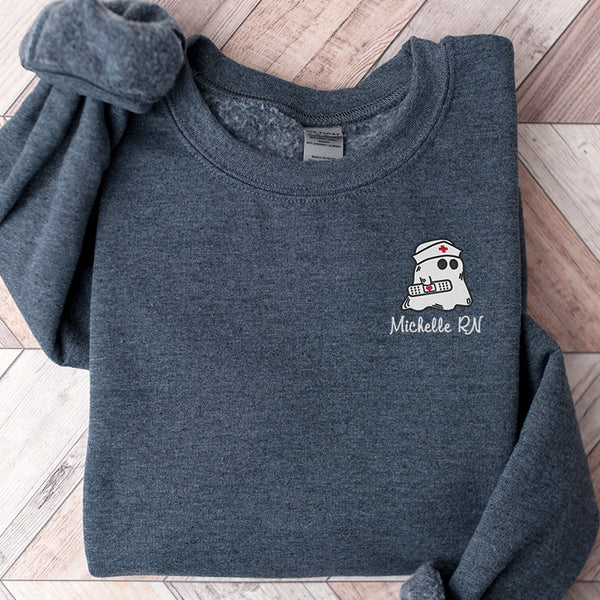 Embroidered Crewneck Sweatshirt | Boo Boo Crew
