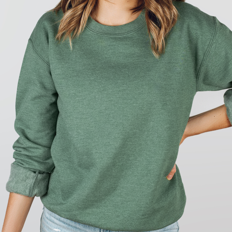 The Nurse Face Crewneck Sweatshirt | Full Front