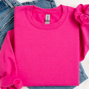 Personalized Crew Neck Sweatshirt | Bow Embroidery