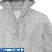 Brooke District Unisex Full Zip Sweatshirt with Tall Certification