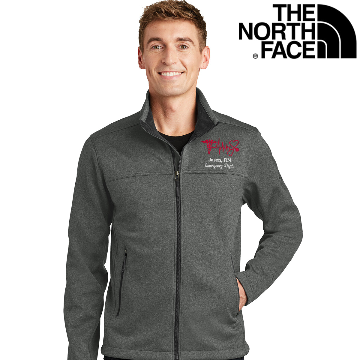 The North Face Mens Ridgewall Soft Shell Full Zip | MacAttackGear