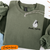 Embroidered Personalized Crewneck Sweatshirt | Ghost with Cat
