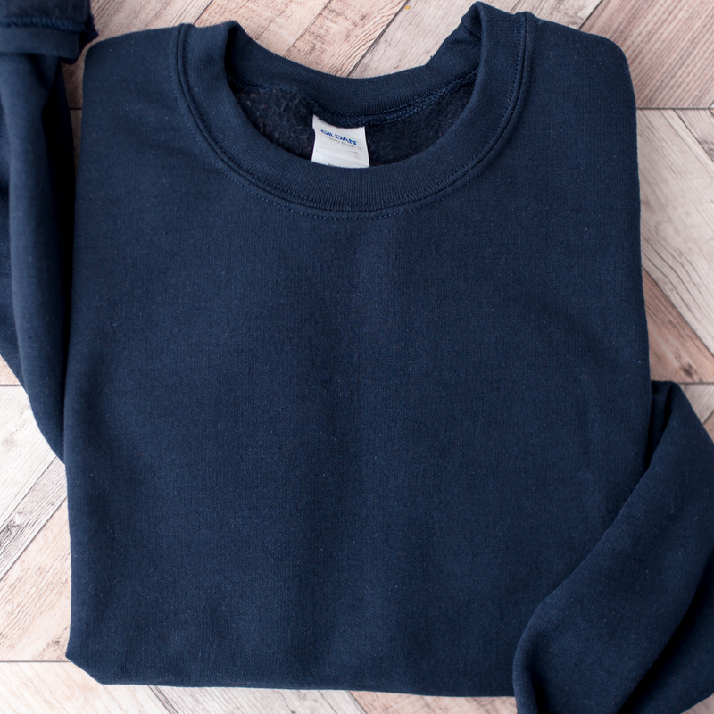 Personalized Crew Neck Sweatshirt | Bow Embroidery