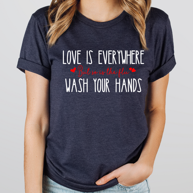 Adult Bella Canvas Tee | Wash Your Hands!