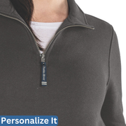 Women's Crosswind 1/4 Zip Sweatshirt  | Bow Embroidery