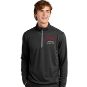 Sport-Tek® Unisex Sport-Wick® Textured 1/4-Zip Pullover