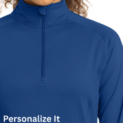 OVERSTOCK | Ladies Sport-Wick® Stretch 1/2-Zip Pullover |