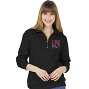 Charles River Crosswind Unisex 1/4 Zip Sweatshirt with Tall Certifications