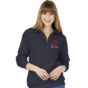 9359 | Charles River Unisex (mens) Quarter Zip Sweatshirt |Tall Certifications PLUS Totebag COMBO