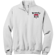 995M | Personalized 1/4 zip Healthcare Provider Sweatshirt - Unisex Sizing