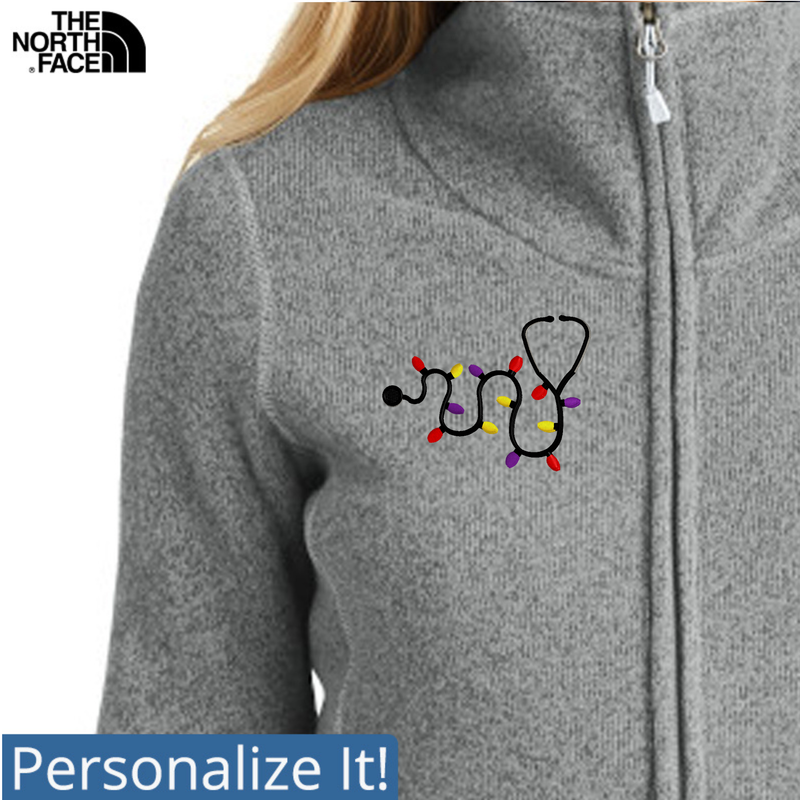 The North Face® Ladies Sweater Fleece Full Zip | Xmas Lights