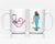 Personalized Nurse Mug | Pink Stethoscope