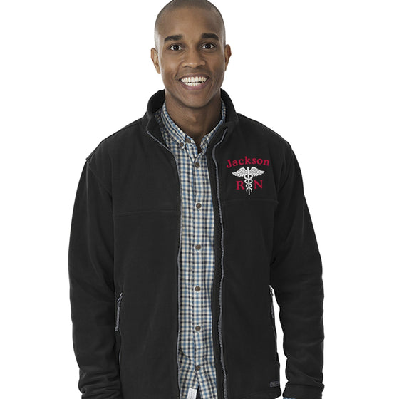 Charles River Men's Boundary Healthcare Fleece Jacket