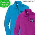 Closeout Colors |  EB225 Eddie Bauer® Ladies Full-Zip Microfleece Jacket