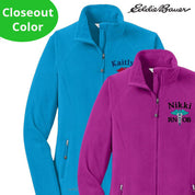 Closeout Colors | EB225 Eddie Bauer® Ladies Full-Zip Microfleece Jacket