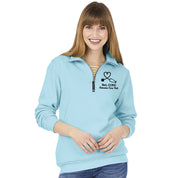 9359 | Charles River Unisex (mens) Crosswind Quarter Zip Sweatshirt