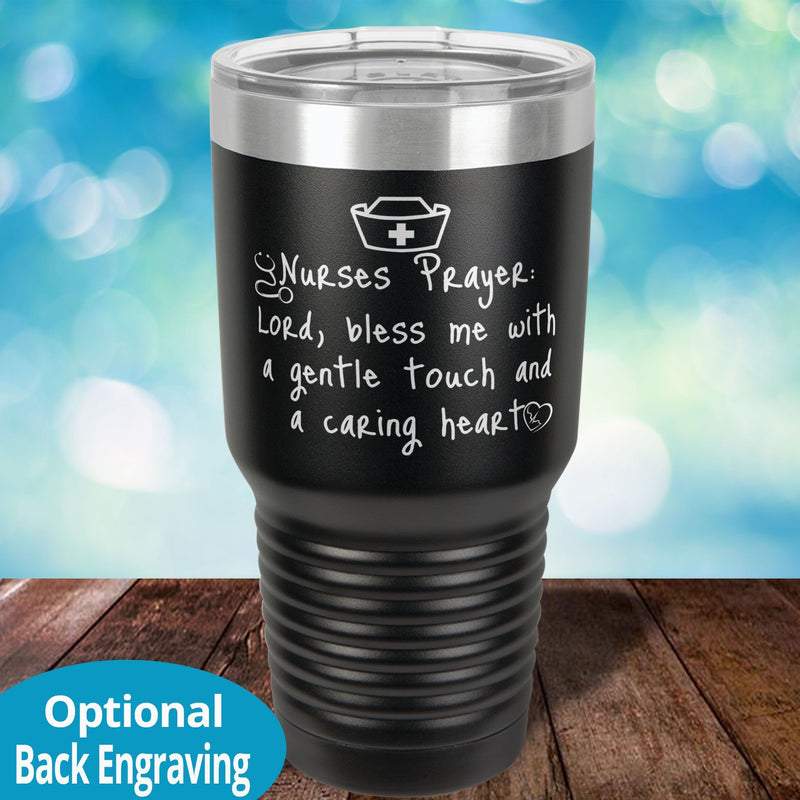 Personalized Laser Etched Tumbler | Nurse Prayer