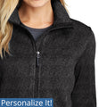 L232  Port Authority® Ladies Sweater Fleece Jacket