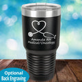 Heart Stethoscope Laser Etched Tumbler