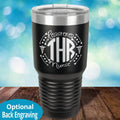 Personalized Laser Etched Tumbler |   RN Monogram