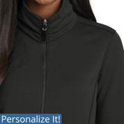 L904 | Ladies Smooth Fleece Nurse Jacket