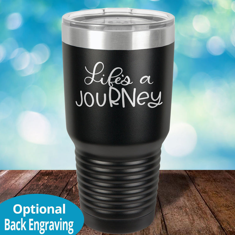 Life is a jouRNey Laser Etched Custom Tumbler