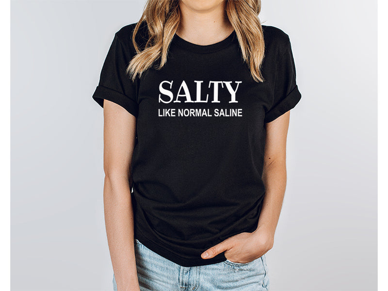 Adult Bella Canvas Tee | Salty Like Saline Tee