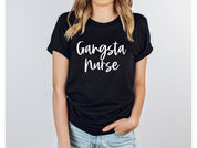 Adult Bella Canvas Tee | Gansta Nurse Tee