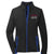 OVERSTOCK | Ladies Sport-Wick® Stretch Contrast Full-Zip | Black- Royal  XL