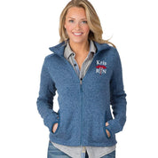 Charles River Apparel jackets 5493 | Charles River Women's Heathered Fleece Jacket