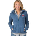 Charles River Apparel jackets 5493 |  Charles River Women's Heathered Fleece Jacket
