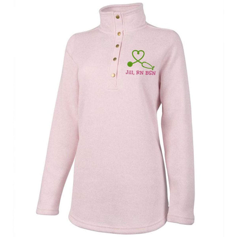 Charles River Apparel sweater XS / Pink Pale Heather 5932 | WOMEN'S HINGHAM TUNIC