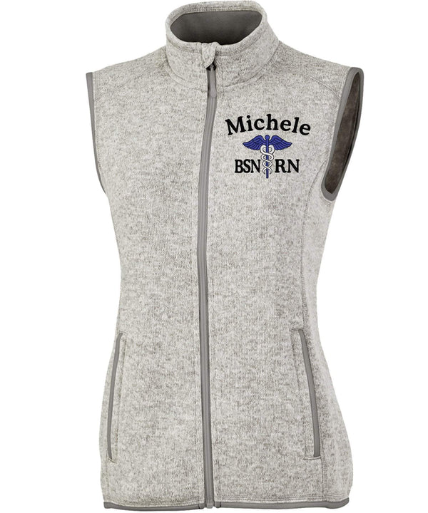 Charles River Apparel Vests Light Grey / XS 5722 | WOMEN'S PACIFIC HEATHERED VEST