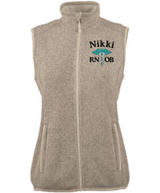 Charles River Apparel Vests Oatmeal / XS 5722 | WOMEN'S PACIFIC HEATHERED VEST