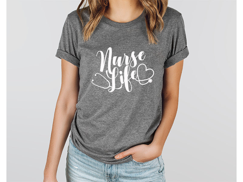 Adult Bella Canvas Tee | Nurse Life T-shirt