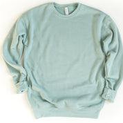 BELLA+CANVAS ® Unisex Sponge Fleece Drop Shoulder Sweatshirt | Neck Embroidery