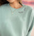 OVERSTOCK | BELLA+CANVAS ® Unisex Sponge Fleece Sweatshirt | Neck Embroidery  | dusty Blue