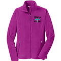 Eddie Bauer jacket Magenta / XS EB225 Eddie Bauer® Ladies Full-Zip Microfleece Jacket