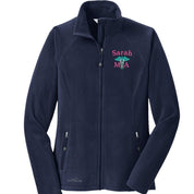 Eddie Bauer jacket Navy / XS EB225 Eddie Bauer® Ladies Full-Zip Microfleece Jacket