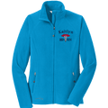 Eddie Bauer jacket Peak Blue / XS EB225 Eddie Bauer® Ladies Full-Zip Microfleece Jacket