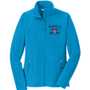 Eddie Bauer jacket Peak Blue / XS EB225 Eddie Bauer® Ladies Full-Zip Microfleece Jacket