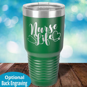 Personalized Laser Etched Tumbler | Nurse Life