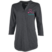 2143 | Women's Freetown Henley Personalized Nurse Tunic