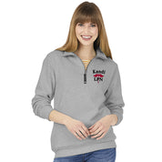 9359 | Charles River Unisex (mens) Crosswind Quarter Zip Sweatshirt