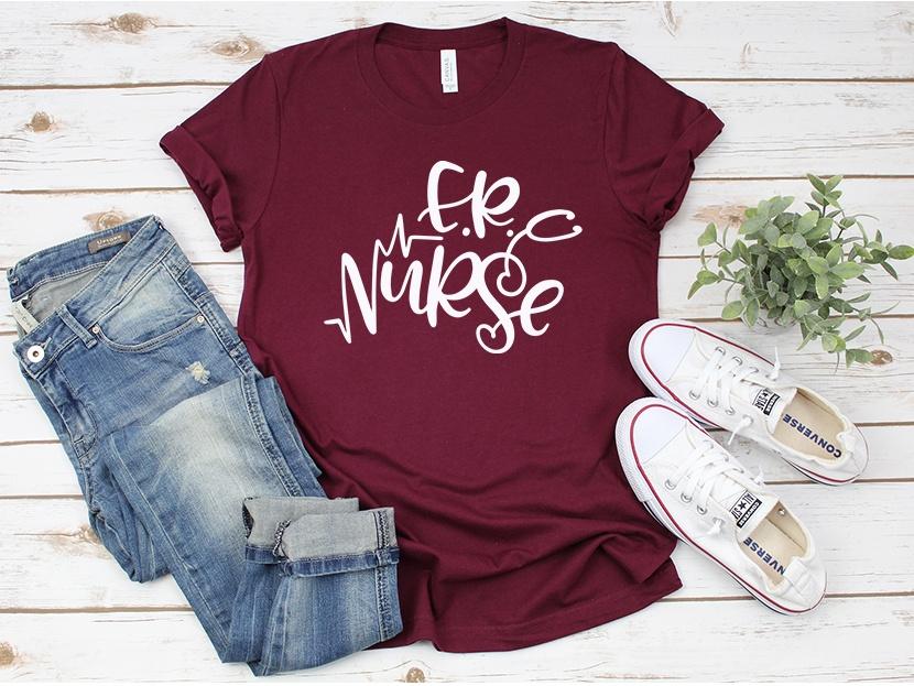 Adult Bella Canvas Tee ER Nurse Tee Shirt MacAttackGear