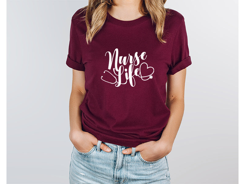 Adult Bella Canvas Tee | Nurse Life T-shirt