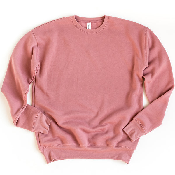 BELLA+CANVAS ® Unisex Sponge Fleece Drop Shoulder Sweatshirt | Neck Embroidery